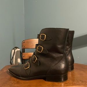 JCrew Black ankle boots